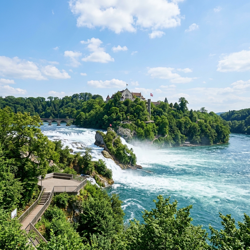Rhine Falls in Schaffhausen